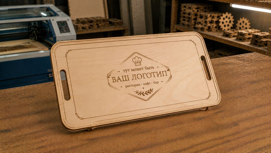 Поднос / доска для подачи с гравировкой